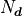 N_{\bm{d}}
