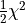 \frac{1}{2} \chi^2