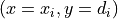 (x=x_i, y=d_i)